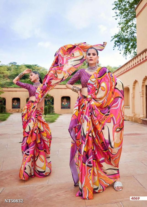 Georgette Saree uploaded by Well Products on 8/4/2023