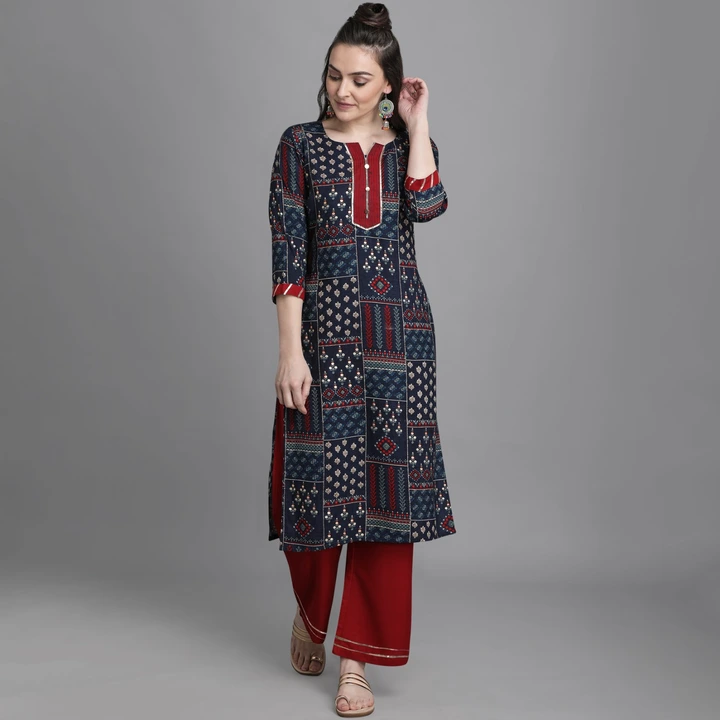Kurta with Palazzo set  uploaded by Colors of Earth on 8/4/2023