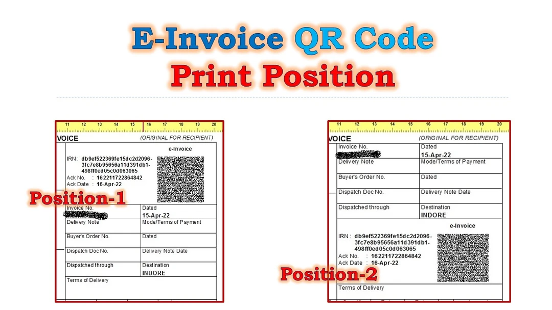 TallyPrime Add-on - E-Invoice QR Code Place Setting uploaded by business on 8/4/2023