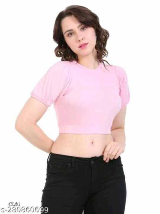 Women crop top  uploaded by Sk manufacturing on 8/4/2023