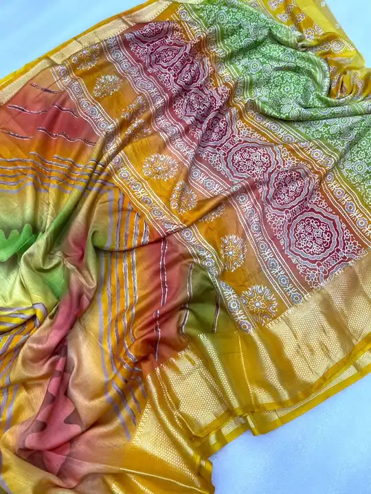 *Premium Binni Crepe Print Fabric*

Fabric: Printed Binni Crepe Silk Fabric With Weaving Viscouse bo uploaded by Maa Arbuda saree on 8/4/2023