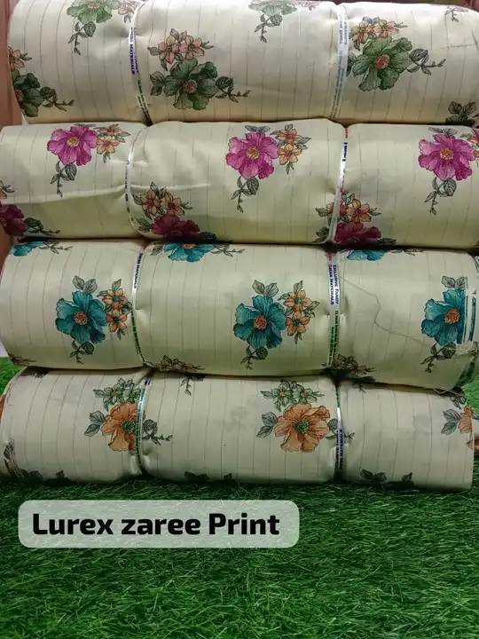 LUREX ZAREE PRINT  uploaded by Mataji Fashion on 8/4/2023