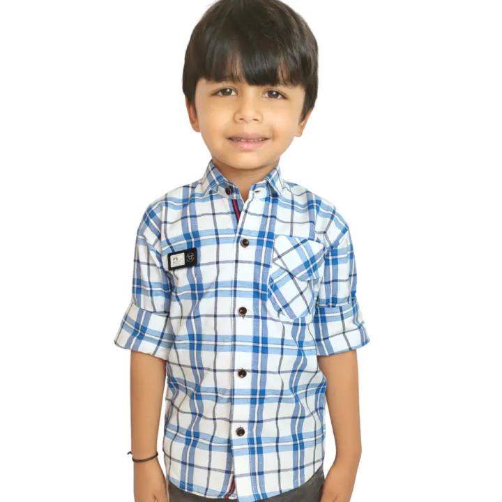Kids & Boys Casual Checks Shirt (3 Year to 8 Year) uploaded by ONE STEP CORPORATION on 8/4/2023