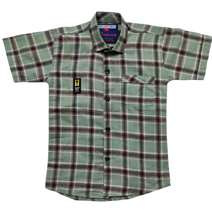 Kids & Boys Checks Cotton Shirt (3 to 16 Year) uploaded by ONE STEP CORPORATION on 8/4/2023