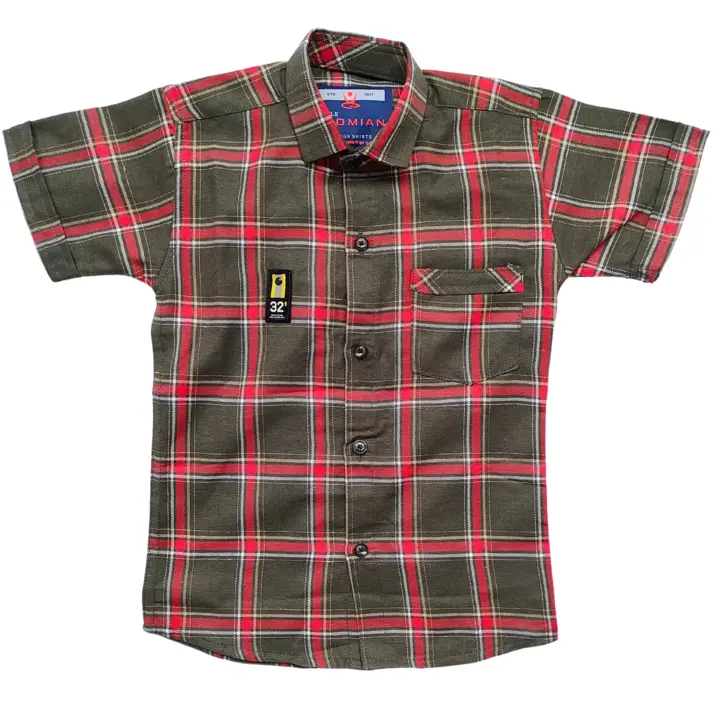 Kids & Boys Checks Cotton Shirt (3 to 16 Year) uploaded by ONE STEP CORPORATION on 8/4/2023