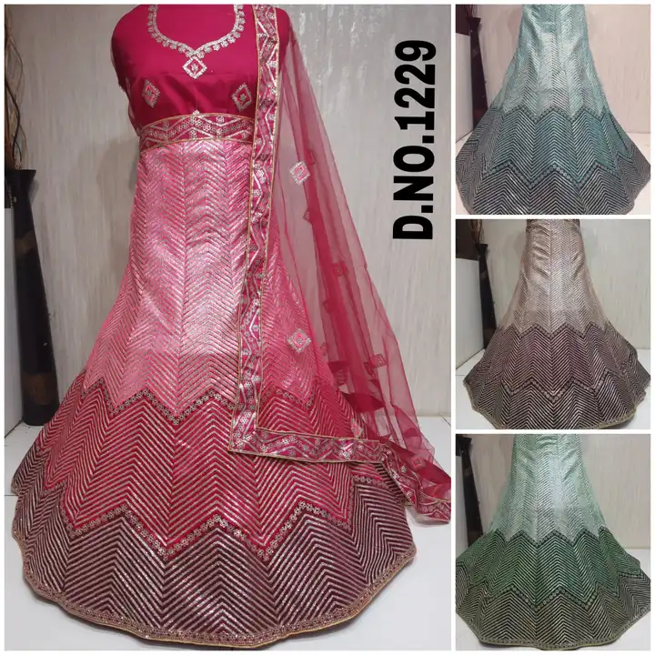 Party wear lehnga  uploaded by business on 8/4/2023