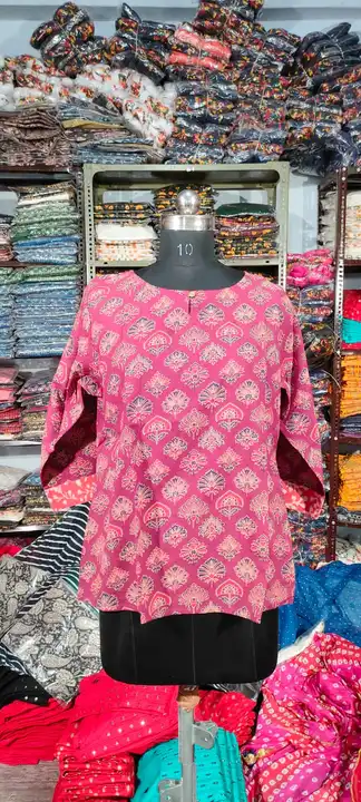 Cotton hand block tops...
M to xxl
Price 320+shipping uploaded by business on 8/4/2023