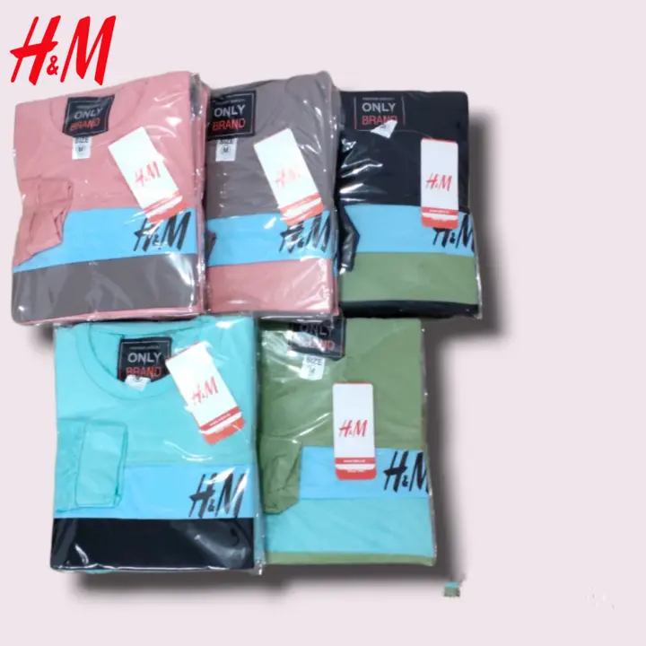 H&M Swt Imported Twill T-shirts uploaded by RB SPORTS WEAR on 8/4/2023
