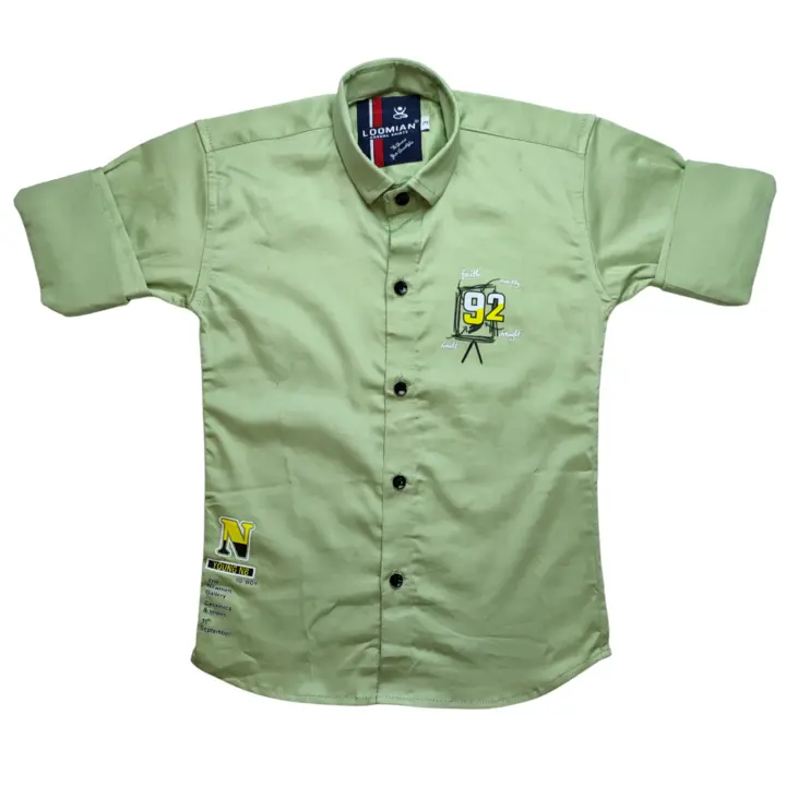 Kid's & Boy's Satin Cotton Lycra Unique Design Shirt uploaded by business on 8/4/2023
