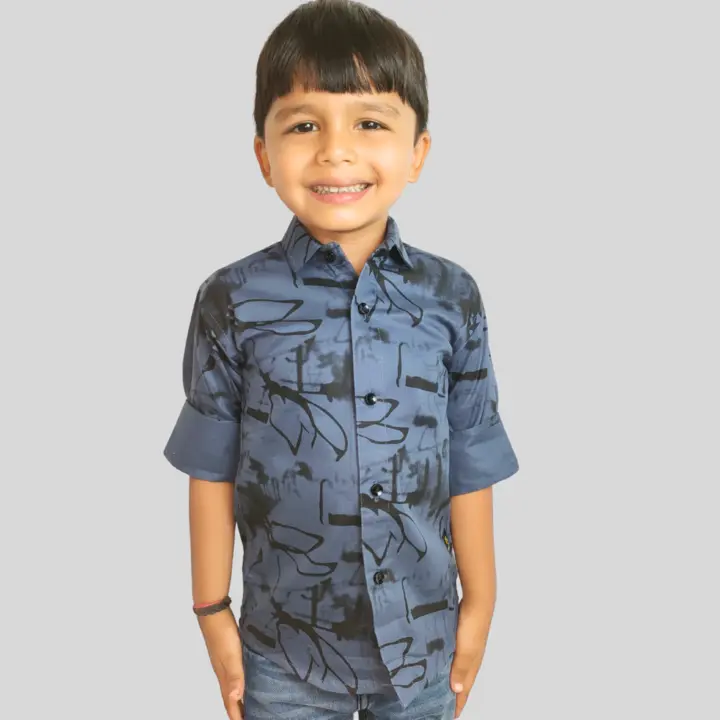 Kid's & Boy's Cotton Printed Shirt uploaded by business on 8/4/2023
