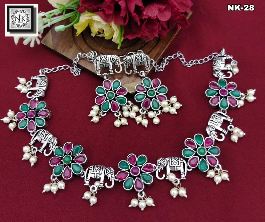Oxidised jewellery  uploaded by Nk jewellery on 8/4/2023