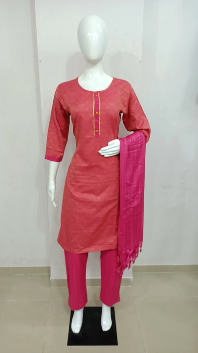 Meerut cotton kurti with pant and dupatta  uploaded by ARSHIYA FASHION on 8/4/2023