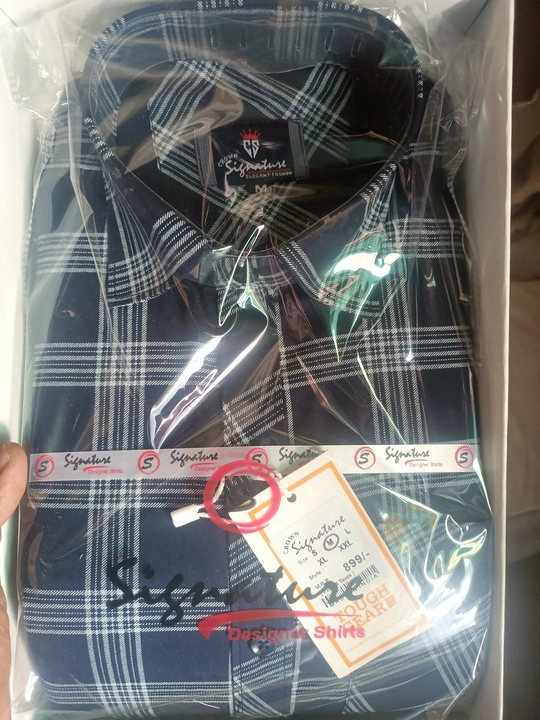 Check shirt  uploaded by R K Enterprises  on 8/4/2023