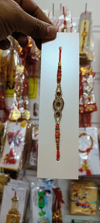 Beautiful Rakhi collection  uploaded by Krishna collection on 8/4/2023