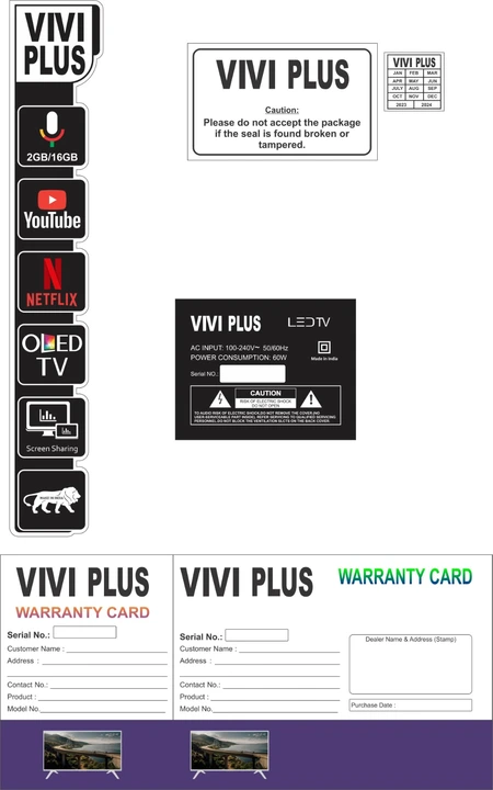 VIVI PLUS LED TV  uploaded by VIVI PLUS LED TV on 8/4/2023