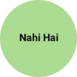 Business logo of Nahi hai