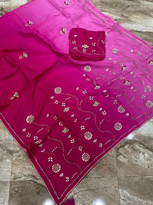 🌿🌿🌿🌿🌿🌿🌿🌿🌿
Raksha Bandhan, special 

🌷🌷🌷🌷🌷🌷🌷🌷🌷
👉pure upada silk fabric 

👉pure ja uploaded by Gotapatti manufacturer on 8/5/2023