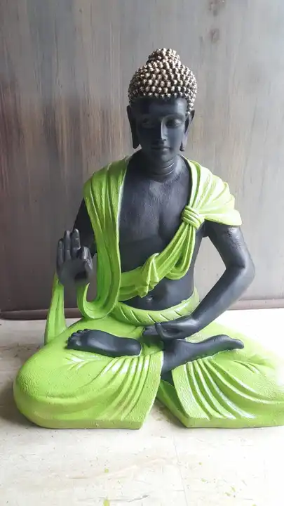 Aashirwad 2ft. samadhi buddha uploaded by Advent Handicrafts on 8/5/2023