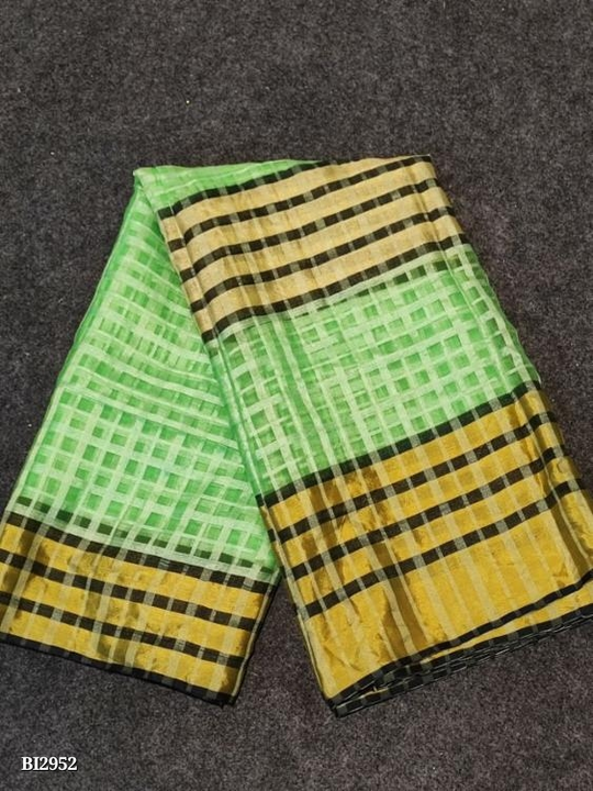 Cotton Checks Saree 6.30mts  uploaded by business on 8/5/2023
