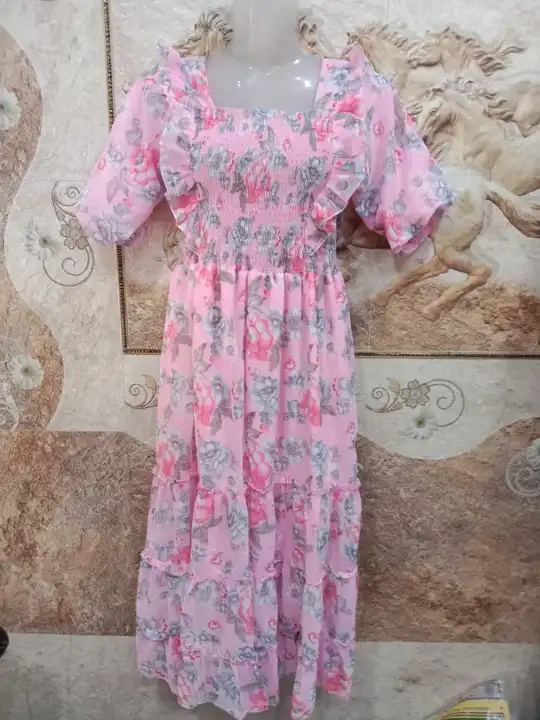Floral Printed Dress  uploaded by Bansal Traders on 8/5/2023