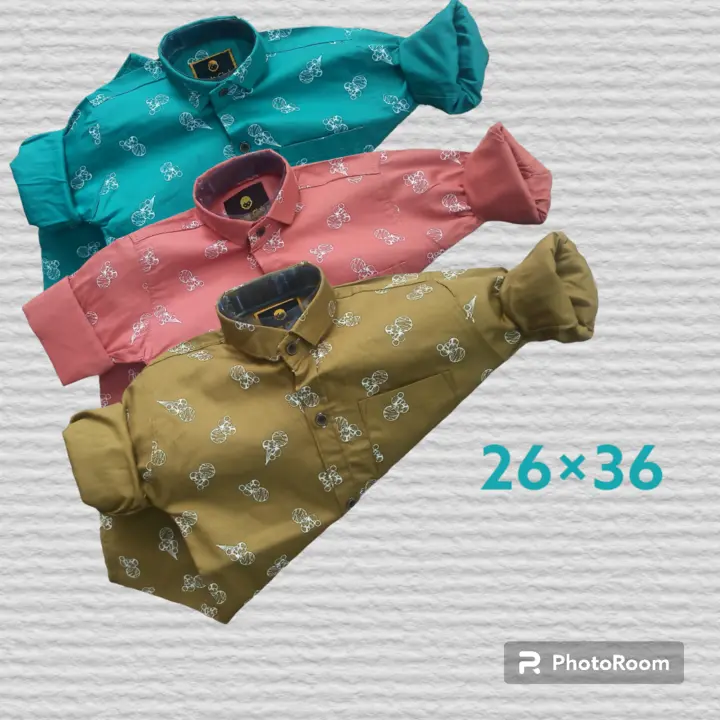 Boys 26×36 shirt uploaded by Hasmukh creation on 8/5/2023