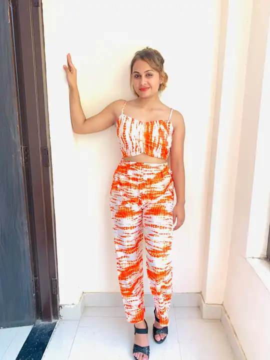 Tie-die Co-ord Set uploaded by Bansal Traders on 8/5/2023