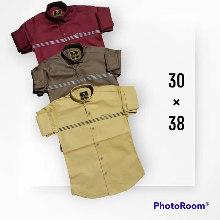 Boys plain shirt 8×16 uploaded by Hasmukh creation on 8/5/2023