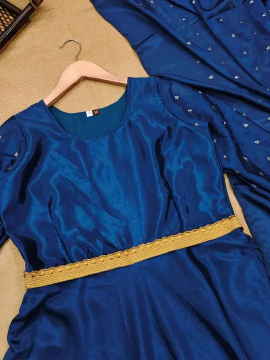 Sukhkarta Clothing Silk Morpeach Drape uploaded by Sukhkrta clothing  on 8/5/2023
