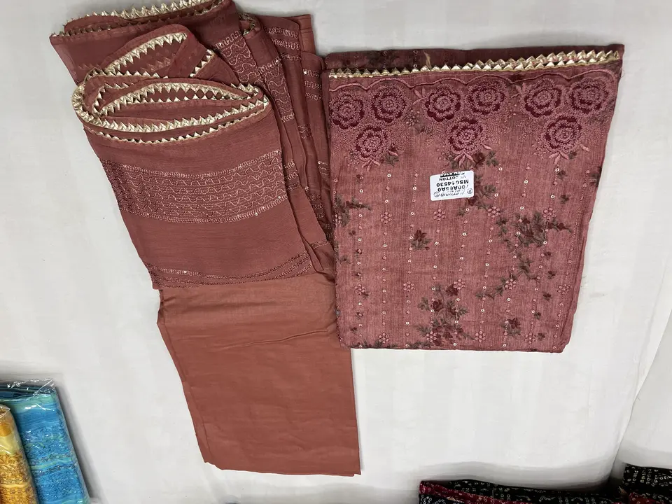Pure cotton dress materials uploaded by Maanish hi fashion  on 8/5/2023