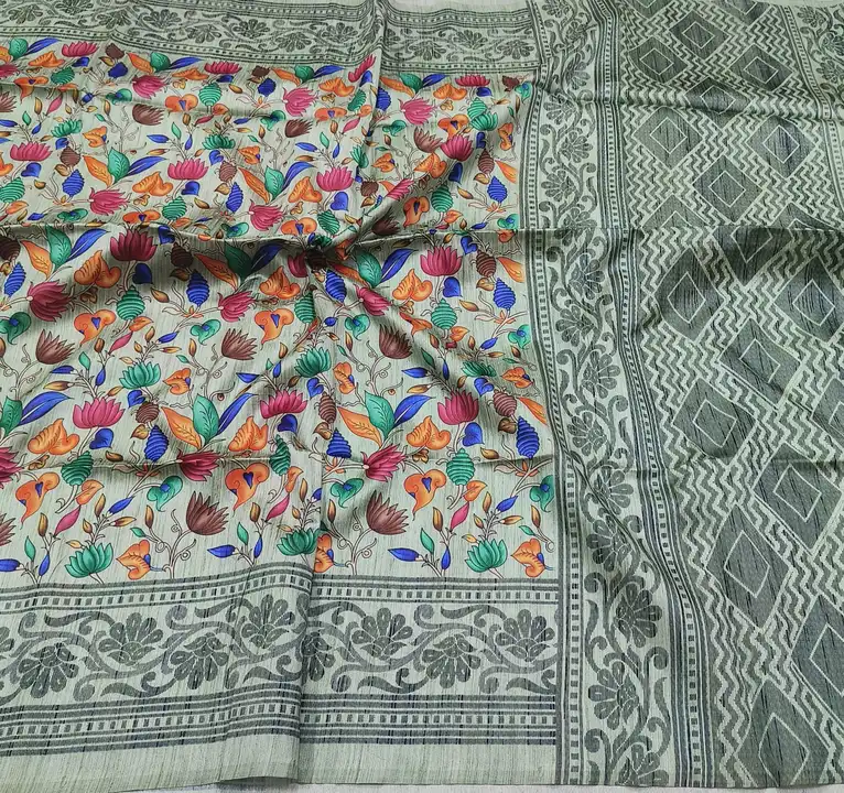 Pure khincha cotton saree uploaded by Online selling of sarees  on 8/5/2023