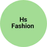 Business logo of Hs fashion
