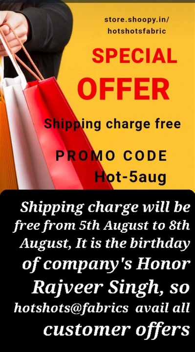 Offer  uploaded by business on 8/5/2023
