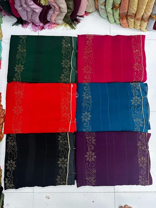 Siroski work saree uploaded by business on 8/5/2023