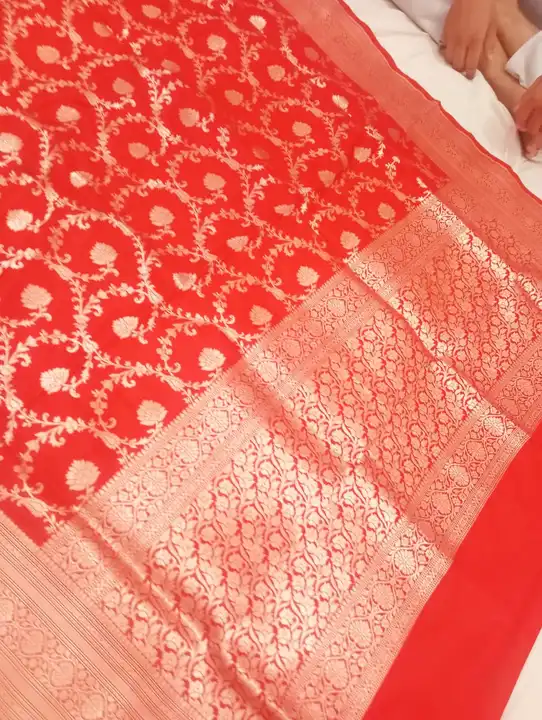 Pure katan banarasi saree  uploaded by business on 8/5/2023