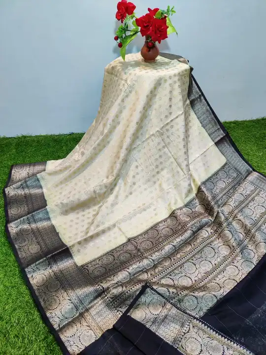 Semi jorjett saree uploaded by Ajaz textiles on 8/5/2023