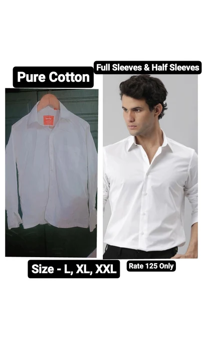 White Formal Shirts uploaded by Family Enterprize on 8/5/2023