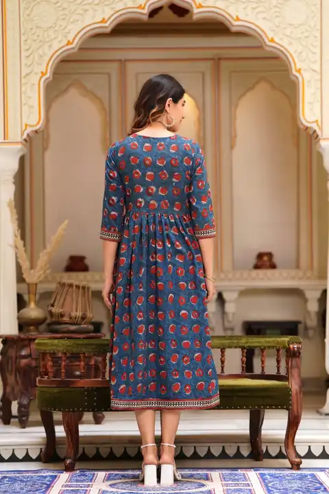 One piece dress  uploaded by Print factory bagru on 8/5/2023