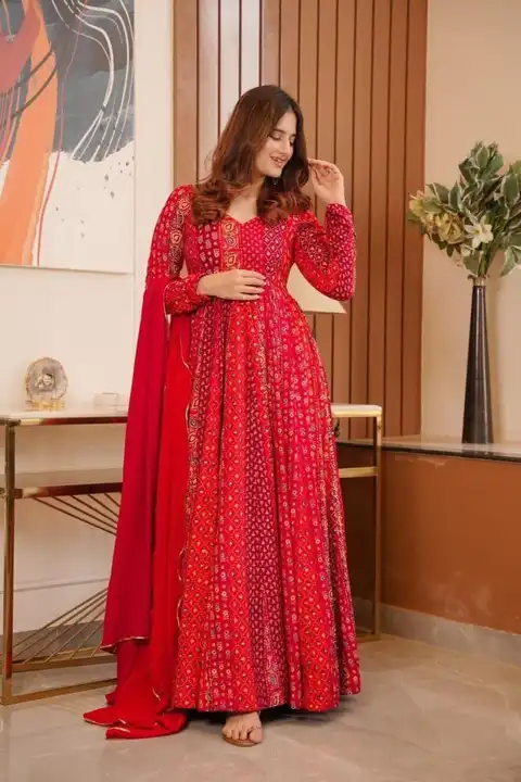 Design number 491

*THE RED RAYON SUIT*  ♥️♥️

 Here Presenting You A Beautiful Maxi with  dupptta w uploaded by Villa outfit on 8/5/2023