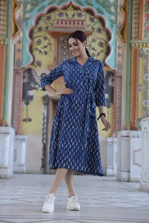 Long dress  uploaded by Bagru Hand Block Print Jaipur  on 8/5/2023