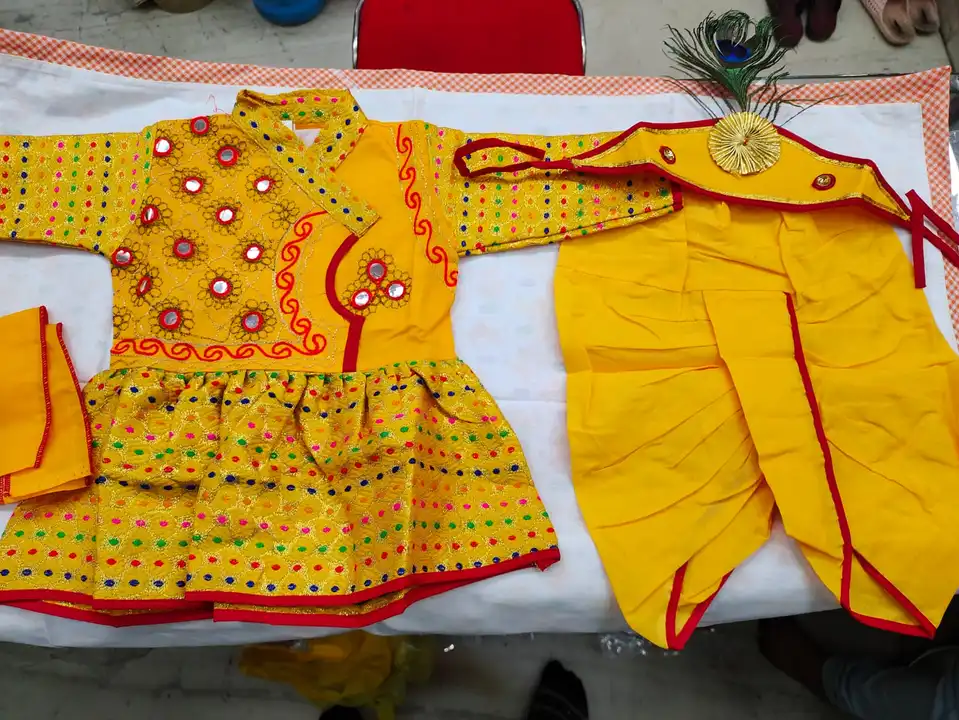 Krishna dress  uploaded by N.P creation  on 8/5/2023