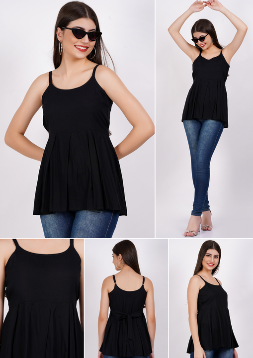 Majestykart Women Shoulder Strap Solid Tops  uploaded by Mahalakshami Enterprises (Majestykart) on 8/5/2023