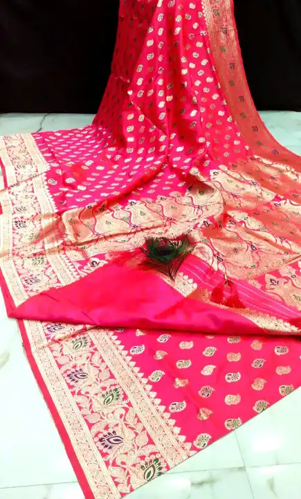 Minakari katan silk with bp  uploaded by Saree Bazzer on 8/5/2023