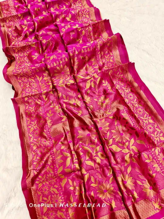 Katan silk with bp  uploaded by Saree Bazzer on 8/5/2023