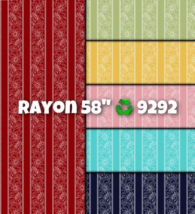 Rayon print 17 kg uploaded by Muskan fabrics on 8/5/2023
