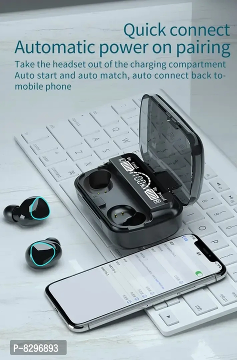 Bluetooth Earbuds M10 TWS 5.1 in-Ear 9D Mini Touch True Wireless Sports Binaural Earphones with Emer uploaded by EvoTech on 8/5/2023