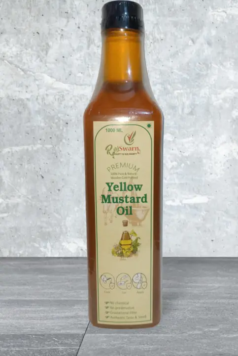 Wooden pressed yellow mustard oil  uploaded by business on 8/5/2023