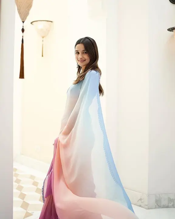 Alia trending saree uploaded by Leedon hub on 8/5/2023