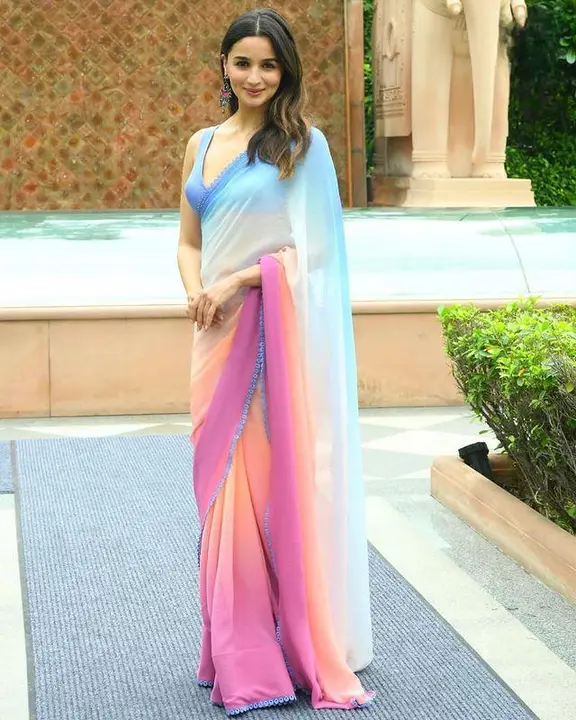 Alia trending saree uploaded by business on 8/5/2023