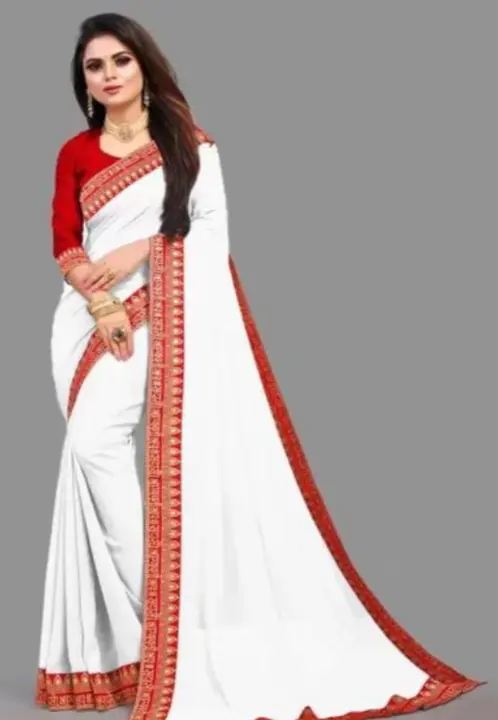 Sada Saubhagyawati Lace on saree uploaded by Well Products on 8/5/2023