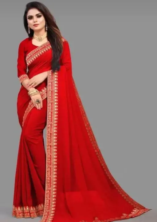 Sada Saubhagyawati Lace on saree uploaded by Well Products on 8/5/2023